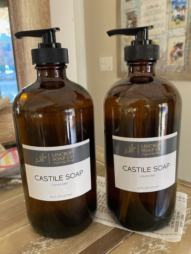 Castile Soap (Liquid Multi-Purpose) - Peppermint Scent