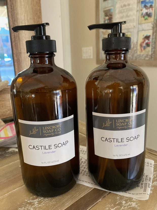 Castile Soap - (Liquid Multipurpose) - Geranium