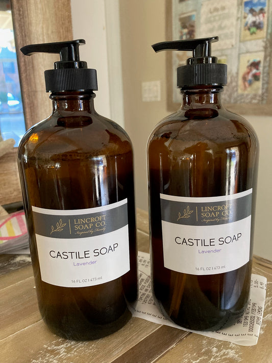 Castile Soap (Liquid Multi-Purpose) Lavender Scent